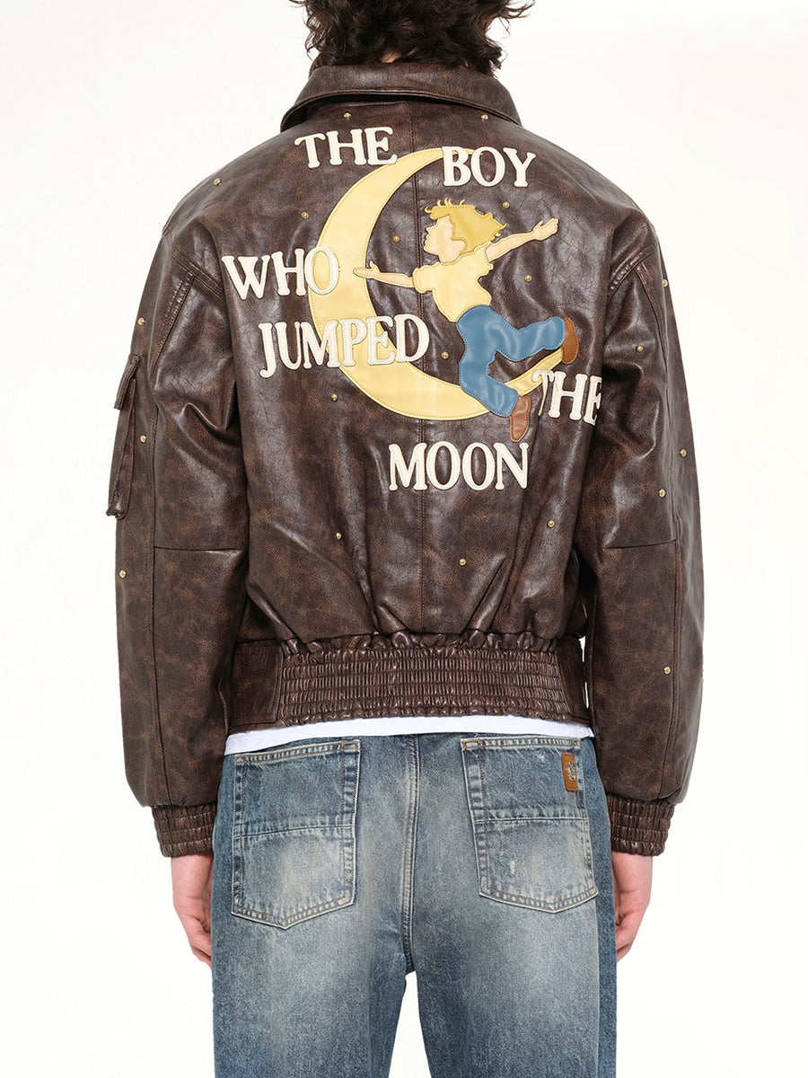 Boy Who Jumped Over the Moon Jacket in Brown