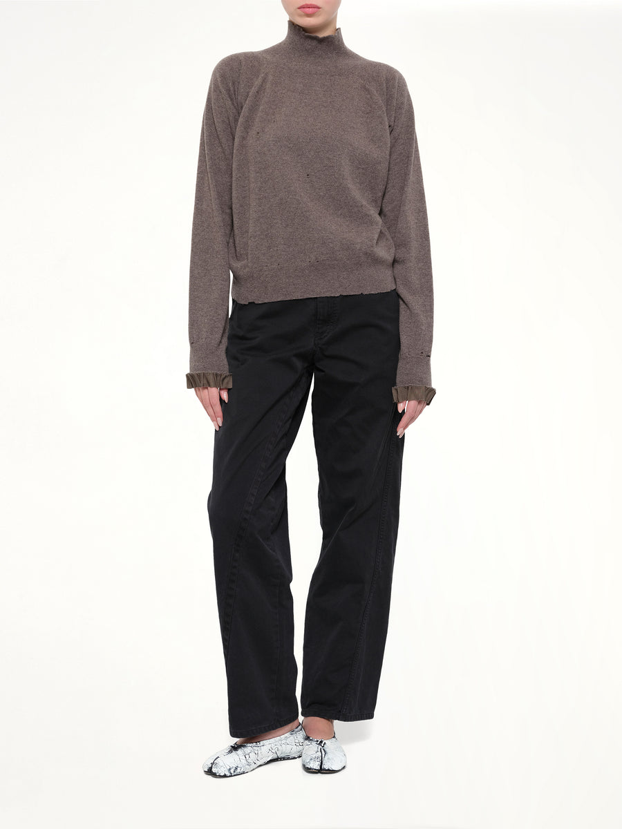 Lived-In Knitwear Turtleneck in Mud