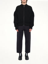 Low Gauge Zip Blouson in Black
