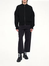 Low Gauge Zip Blouson in Black