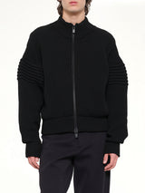 Low Gauge Zip Blouson in Black