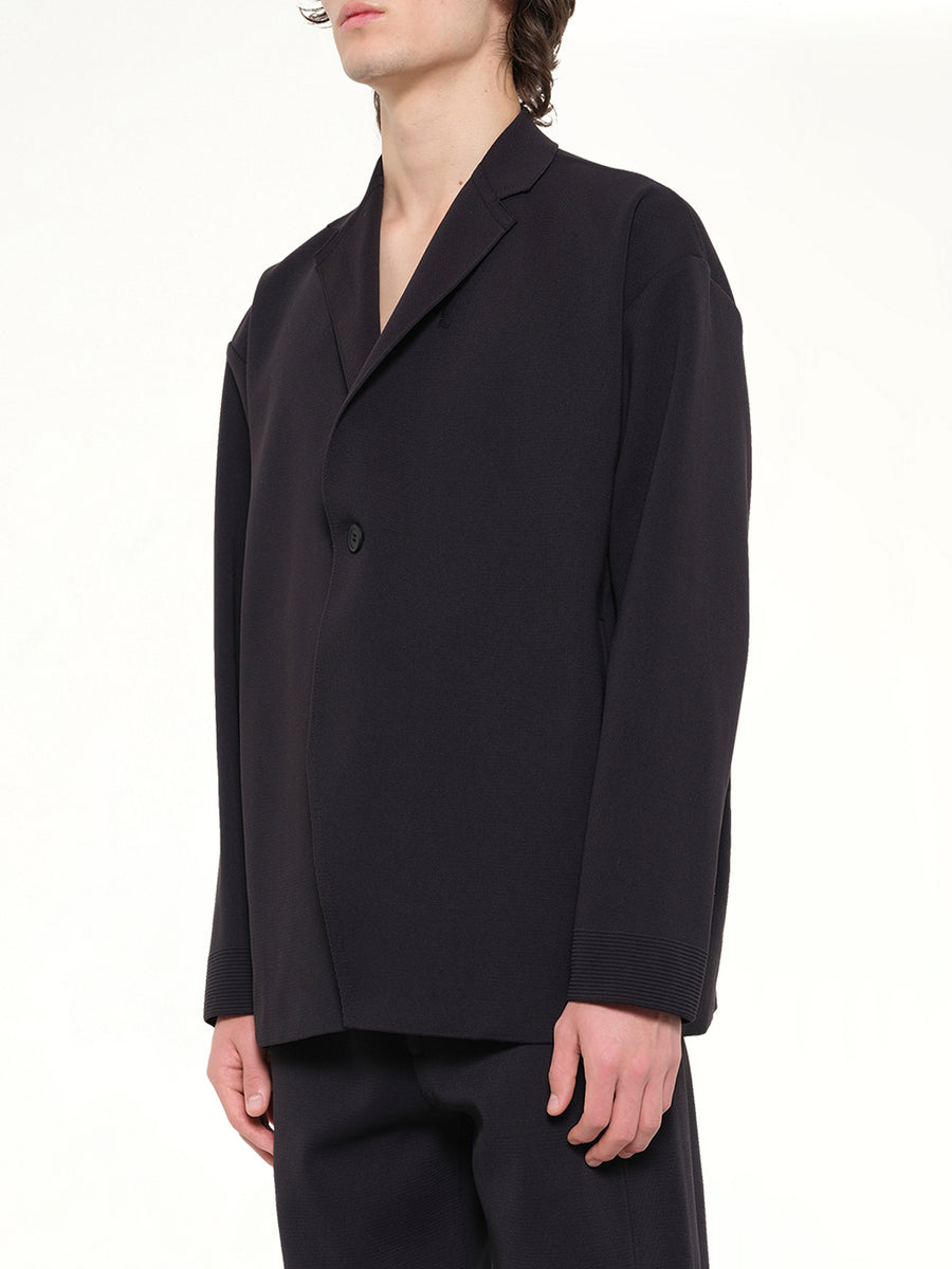 Milan Boxy Tailored Jacket in Black