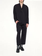Milan Boxy Tailored Jacket in Black