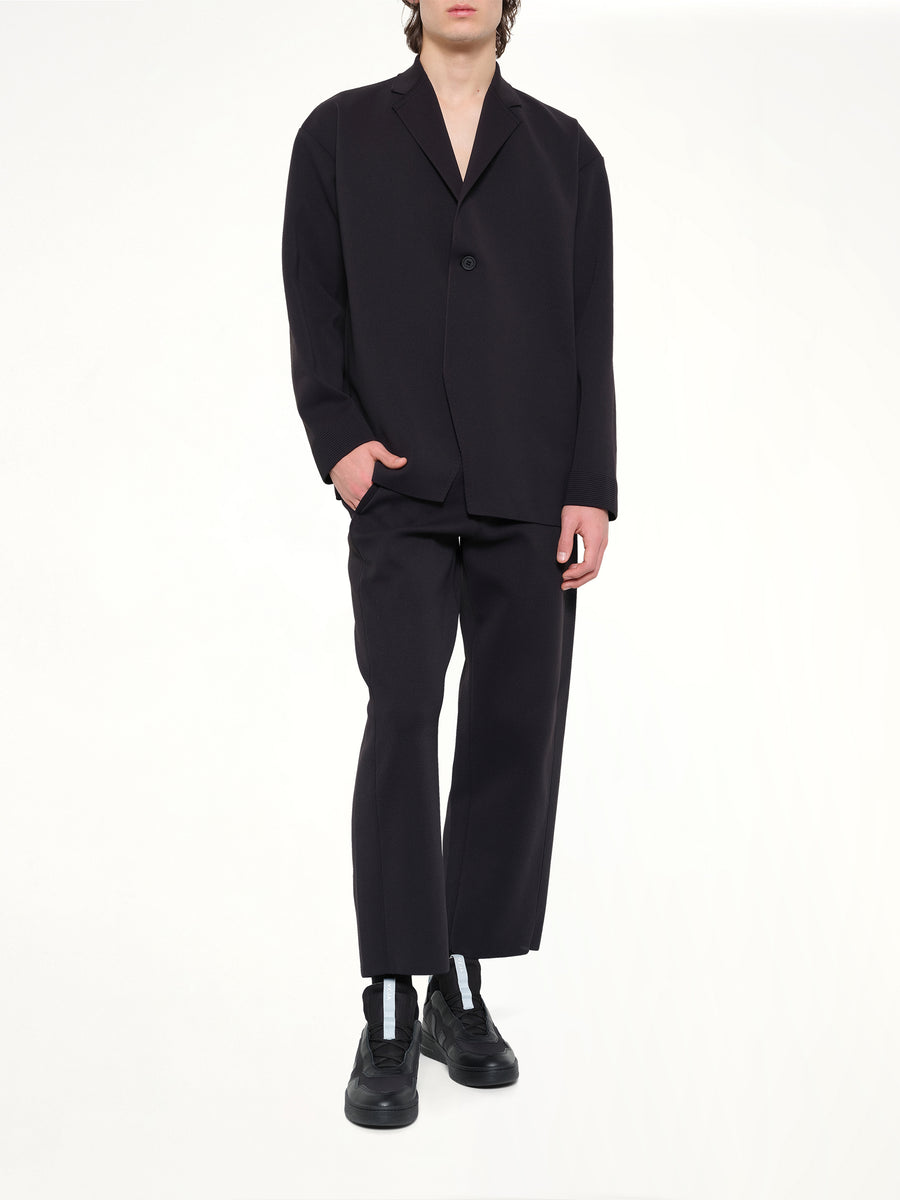 Milan Boxy Tailored Jacket in Black