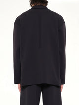 Milan Boxy Tailored Jacket in Black