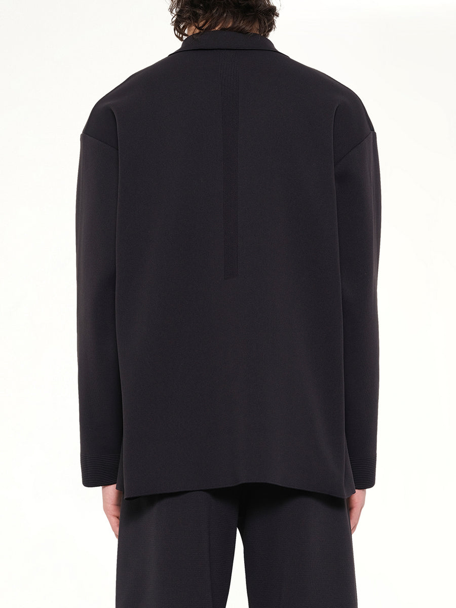 Milan Boxy Tailored Jacket in Black