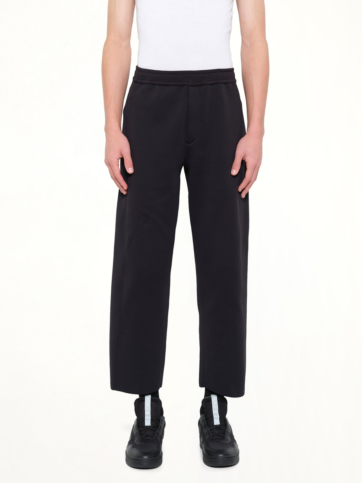 Milan Curved Pants in Black