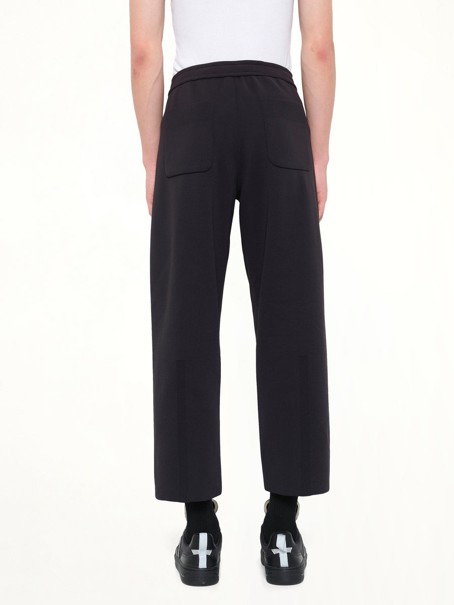 Milan Curved Pants in Black