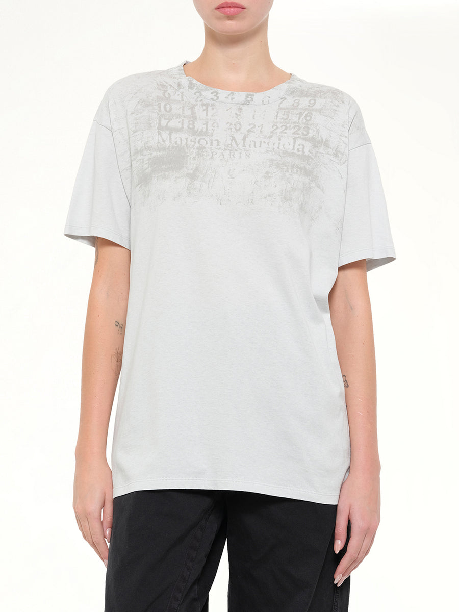 Numbers Regular T-Shirt in Ice