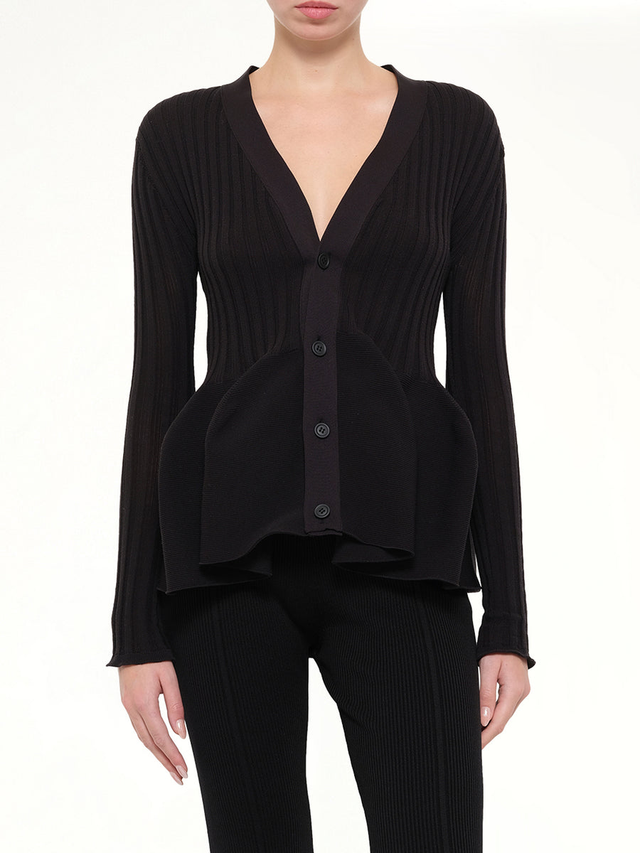 Pottery Cardigan in Black