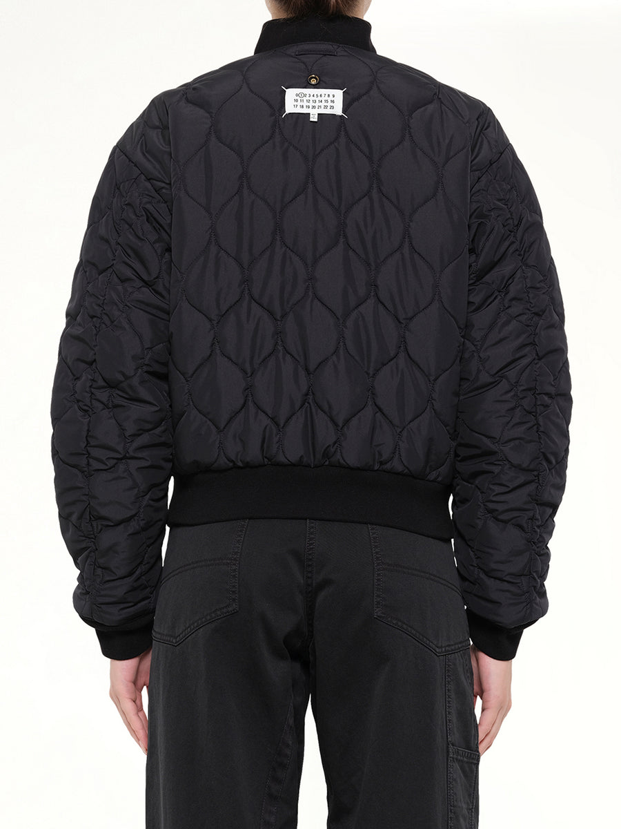Reversible Bomber in Dark grey