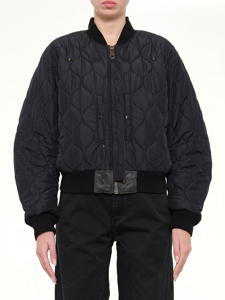 Reversible Bomber in Dark grey
