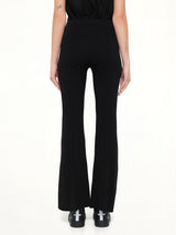 Soft Portrait Tight Flare Pants in Black