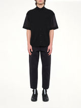 TC Milan Short Sleeve Shirt in Black