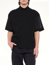 TC Milan Short Sleeve Shirt in Black