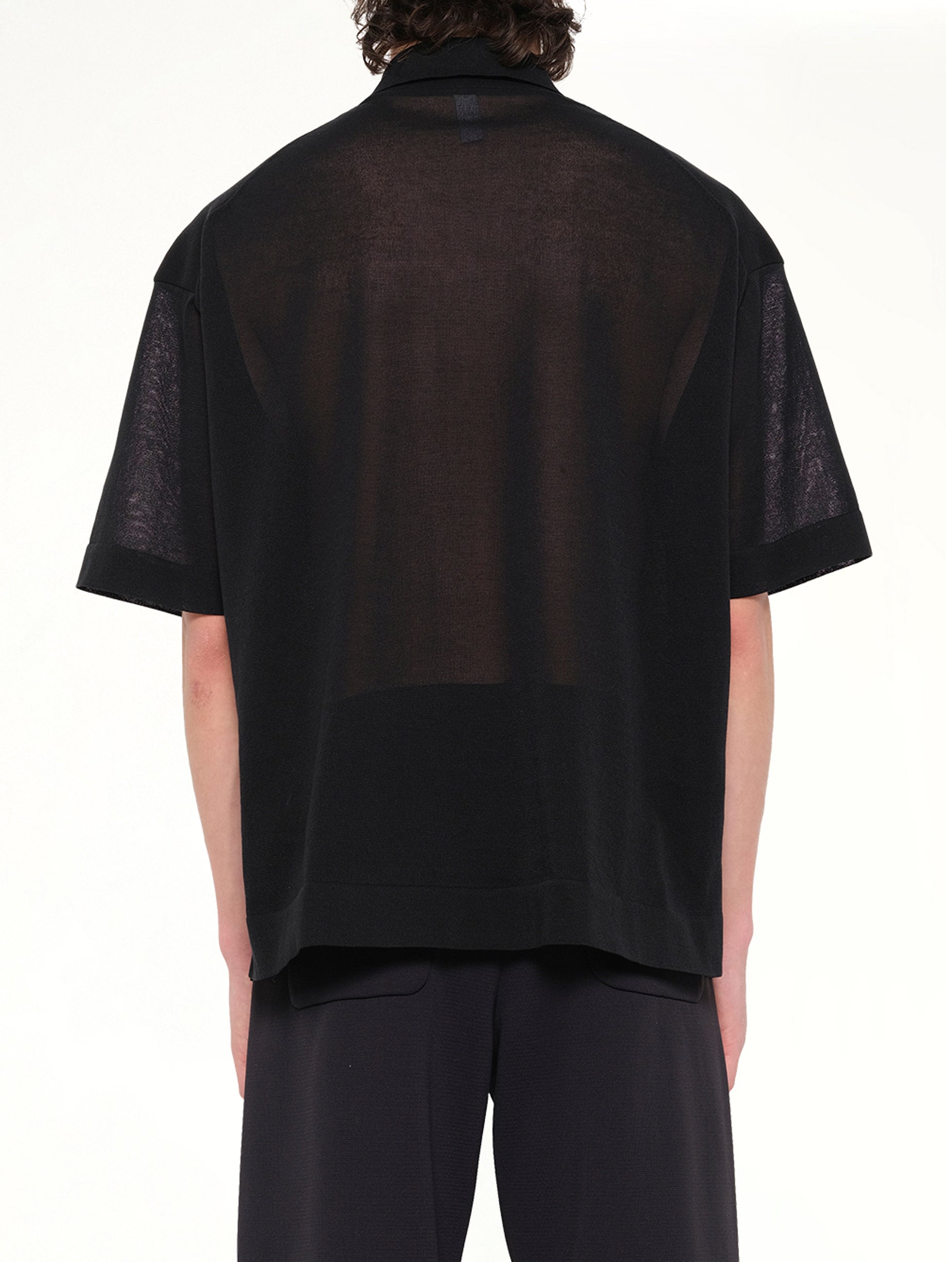 TC Milan Short Sleeve Shirt in Black