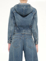 Trucker Denim Jacket in Handsand Wash