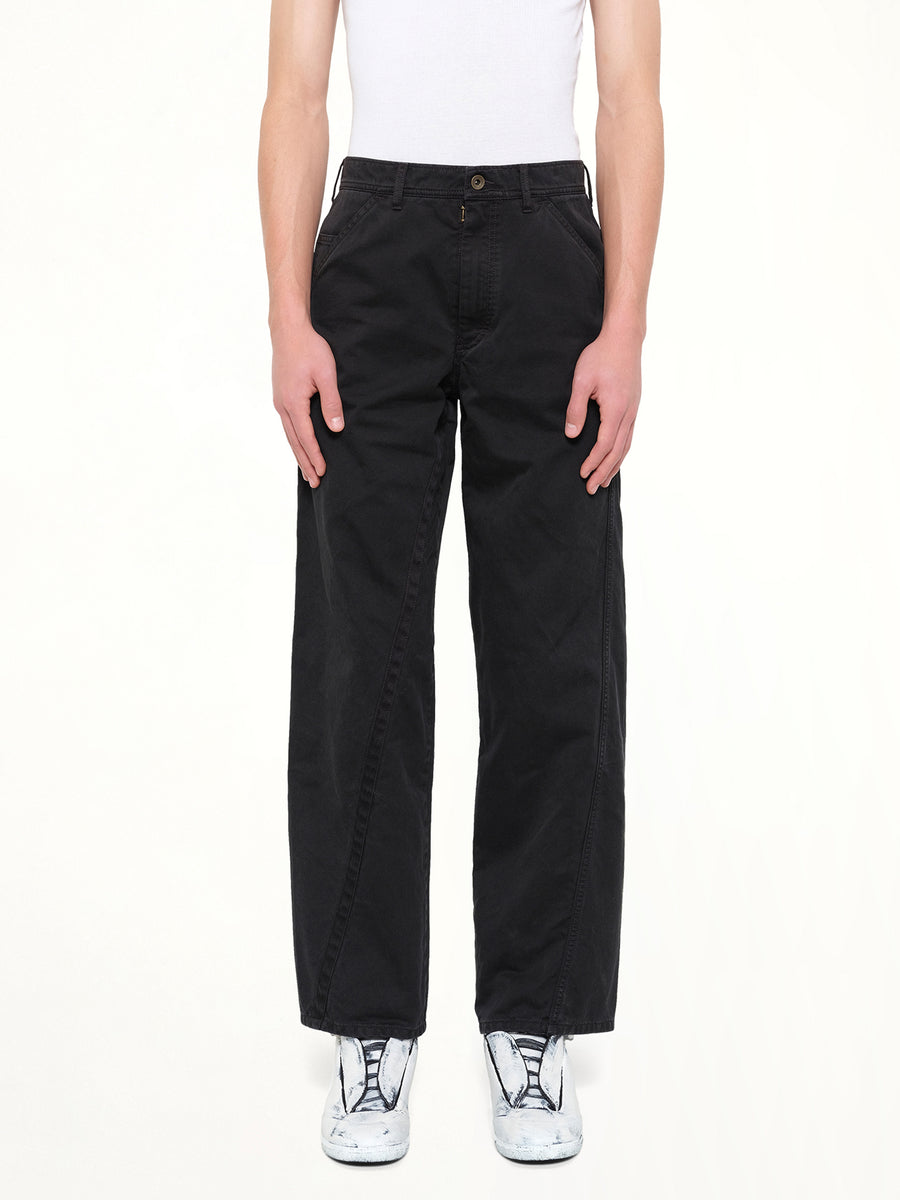 Twisted Trousers in Black