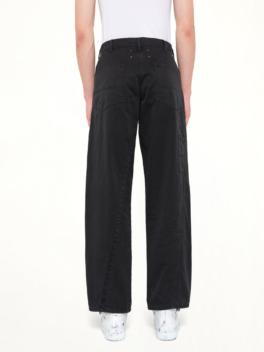 Twisted Trousers in Black