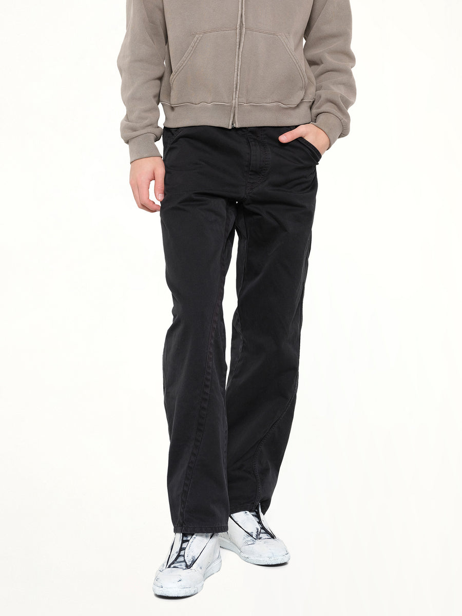 Twisted Trousers in Black