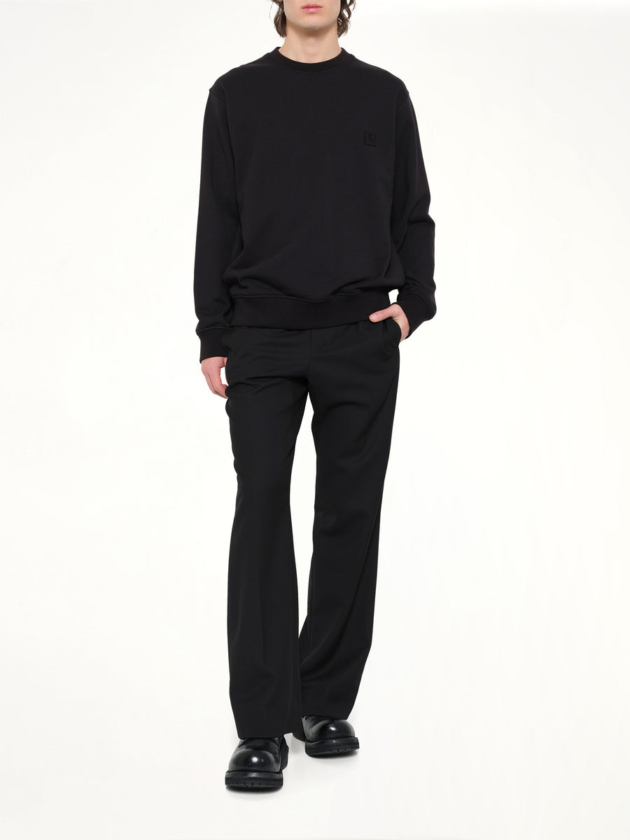 Back Logo Sweatshirt in Black