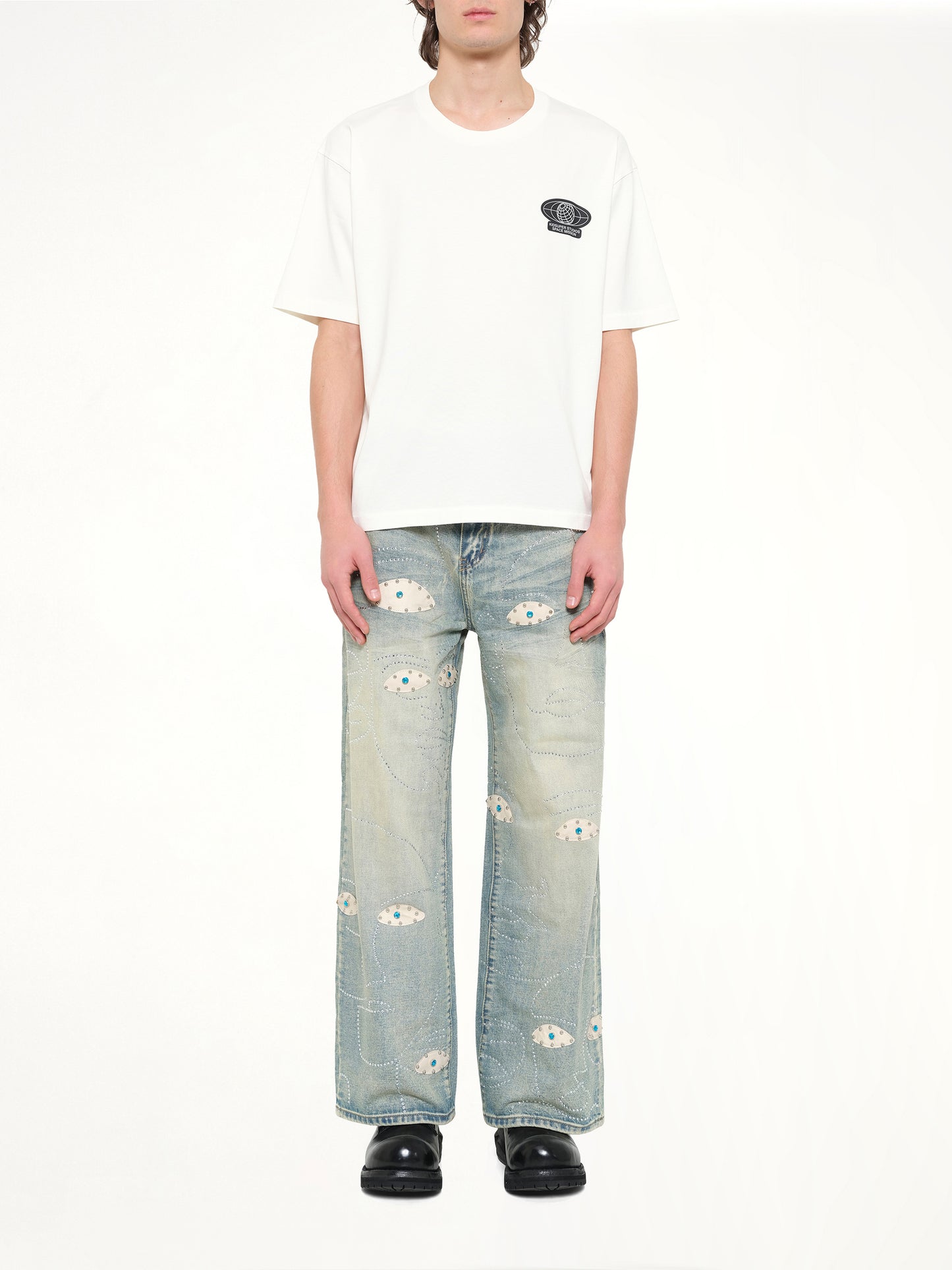 Globe Space Program T-Shirt in White