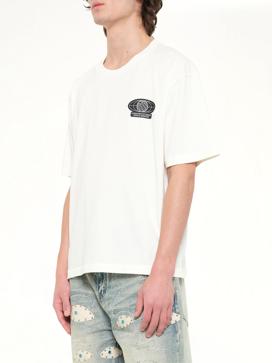 Globe Space Program T-Shirt in White