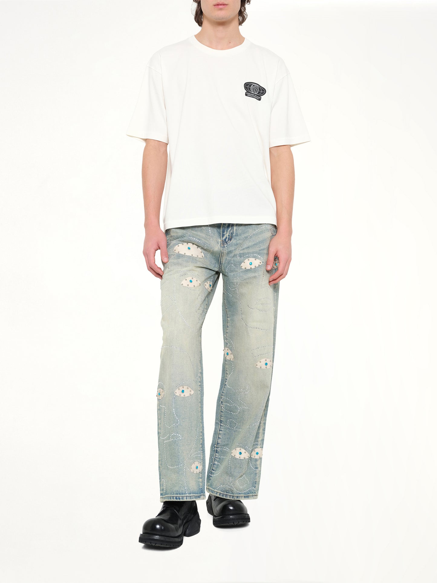 Globe Space Program T-Shirt in White
