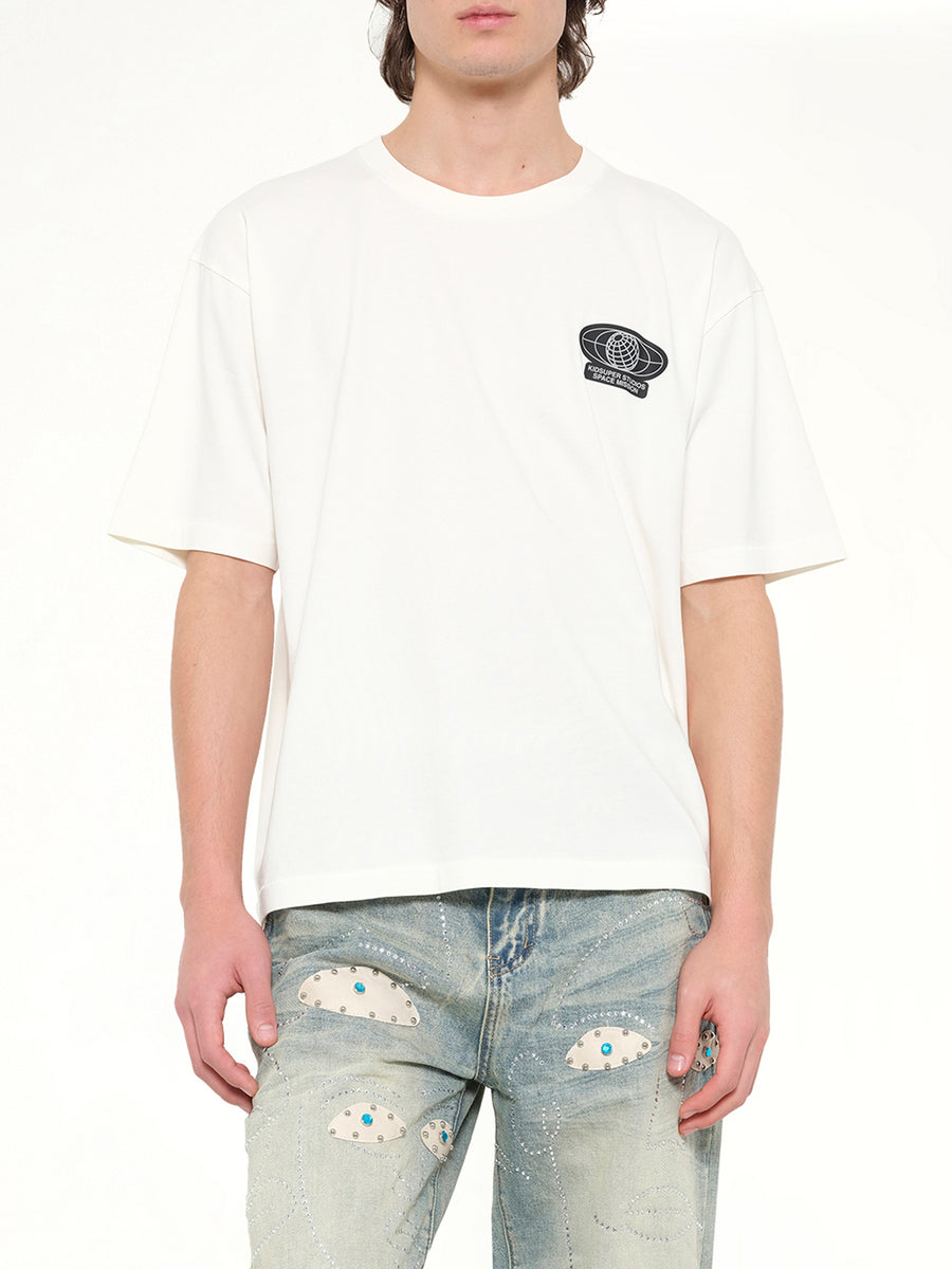 Globe Space Program T-Shirt in White