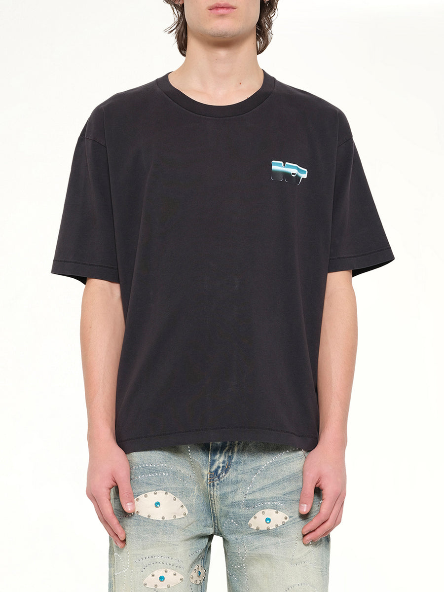 KS Chrome T-Shirt in Washed Black