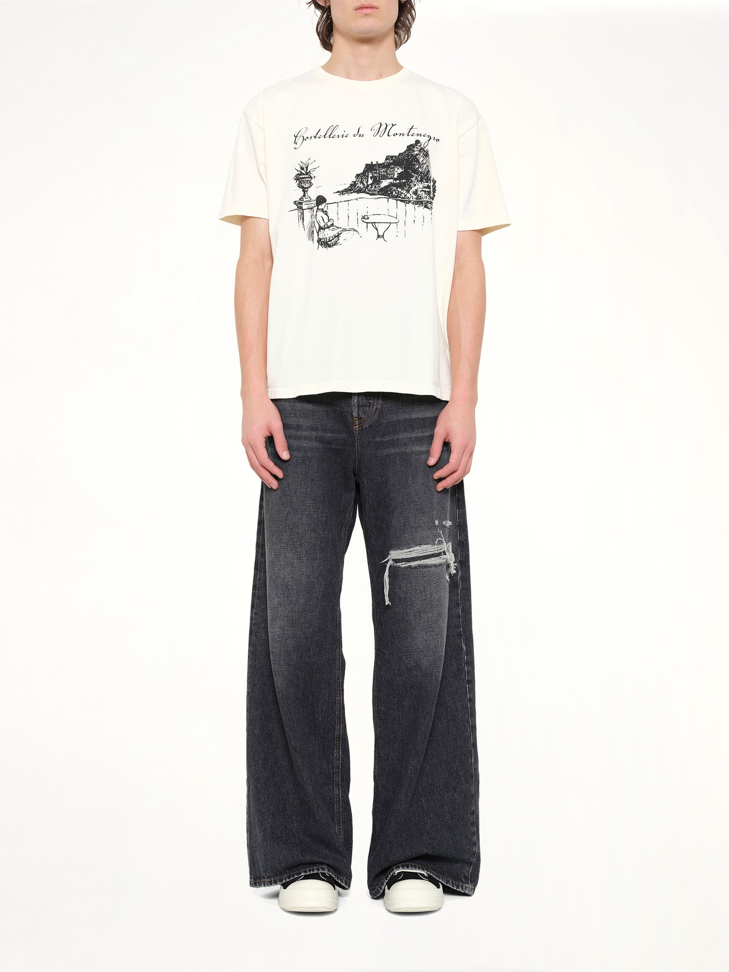 Montenegro Morada T-Shirt in Vintage White