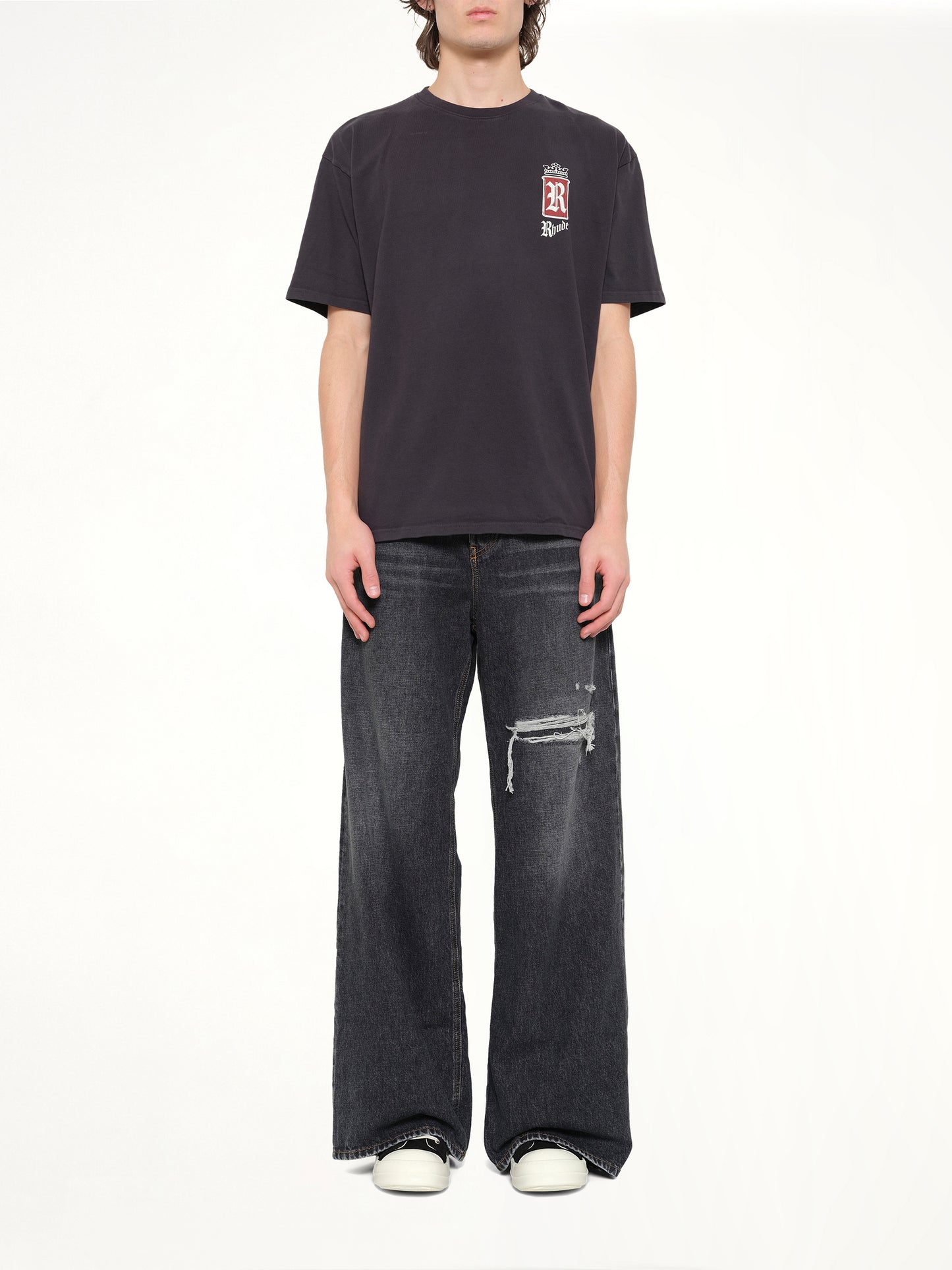 Rhude Fumar 91 T-Shirt in Vintage Black