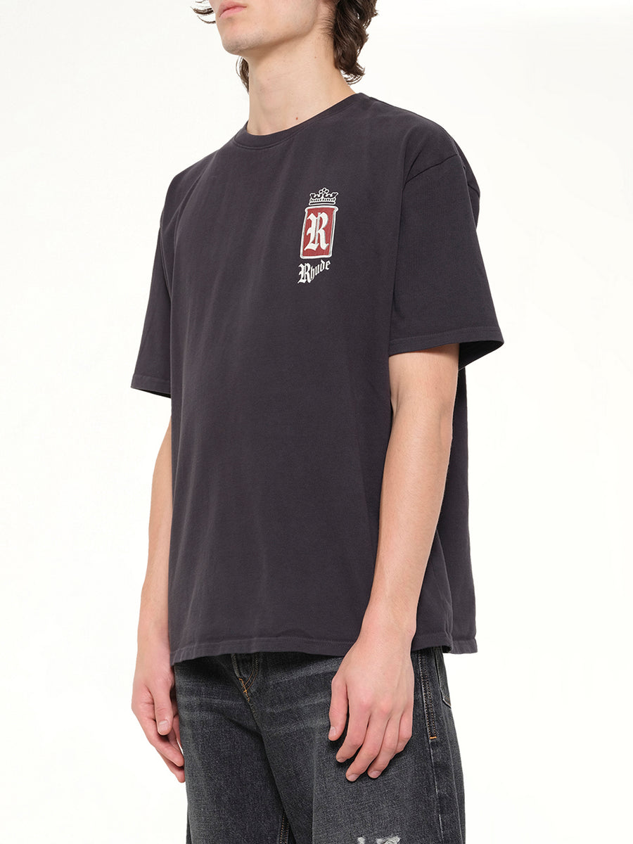 Rhude Fumar 91 T-Shirt in Vintage Black