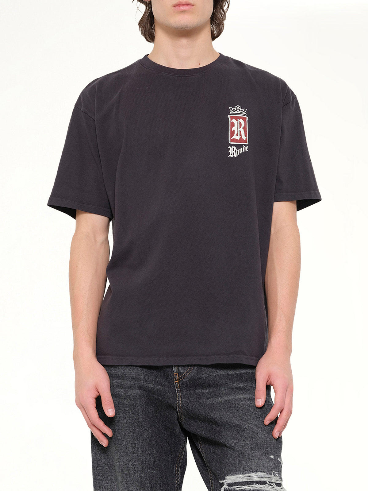 Rhude Fumar 91 T-Shirt in Vintage Black