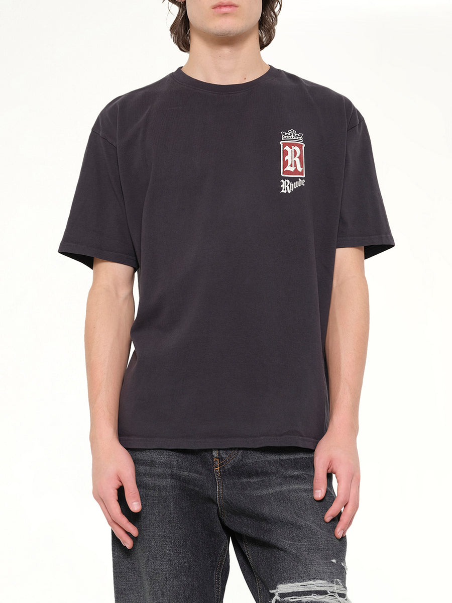 Rhude Fumar 91 T-Shirt in Vintage Black