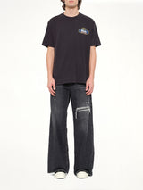 Rhude Racing Crest T-Shirt in Vintage Black