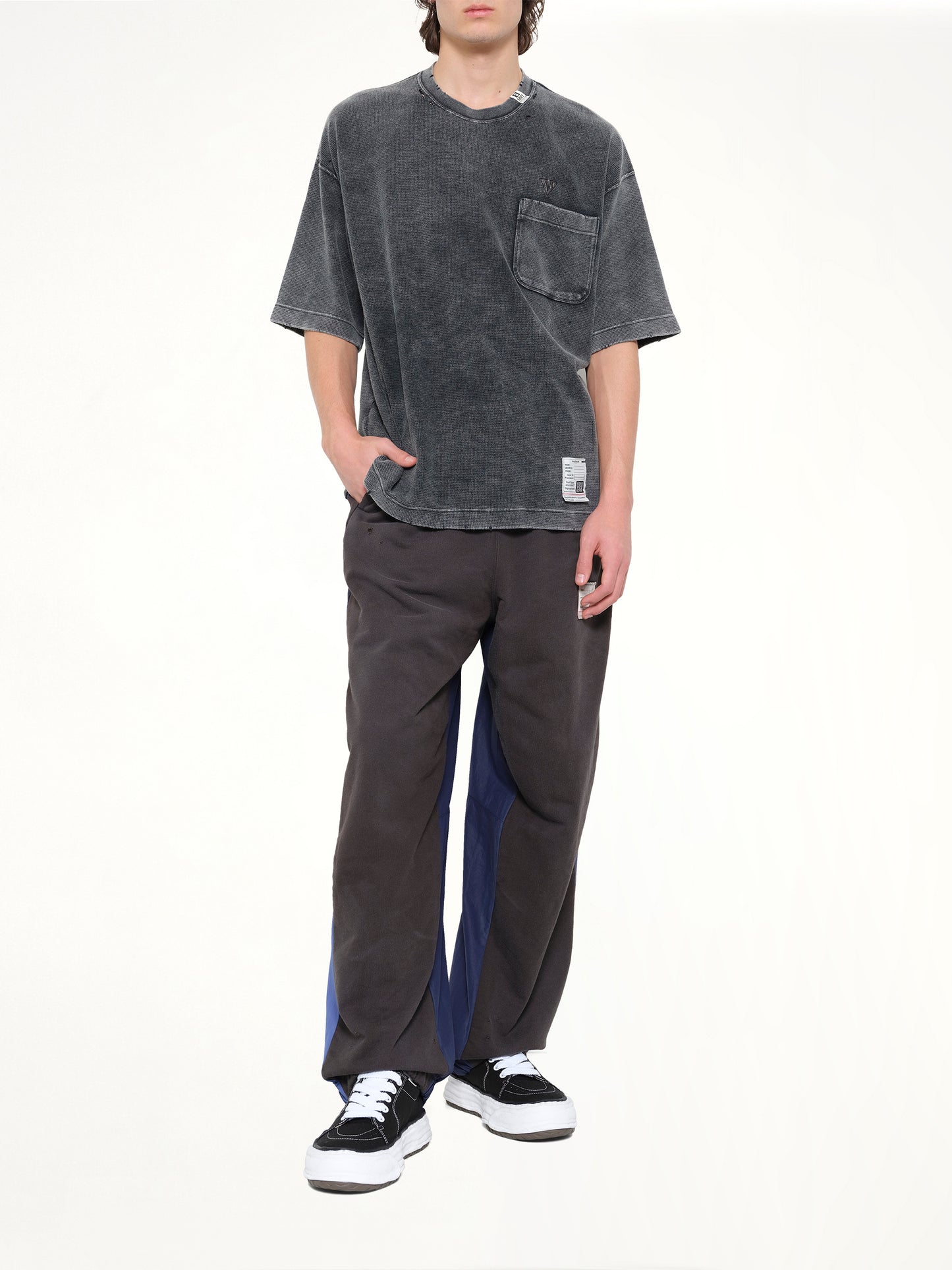 Bleached T-Shirt in Black