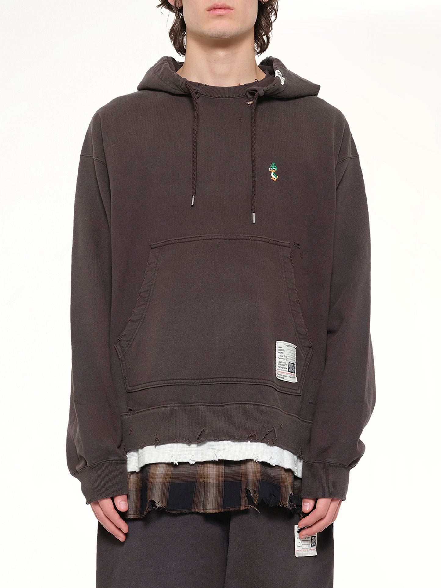 Triple Layered Hoodie in Black