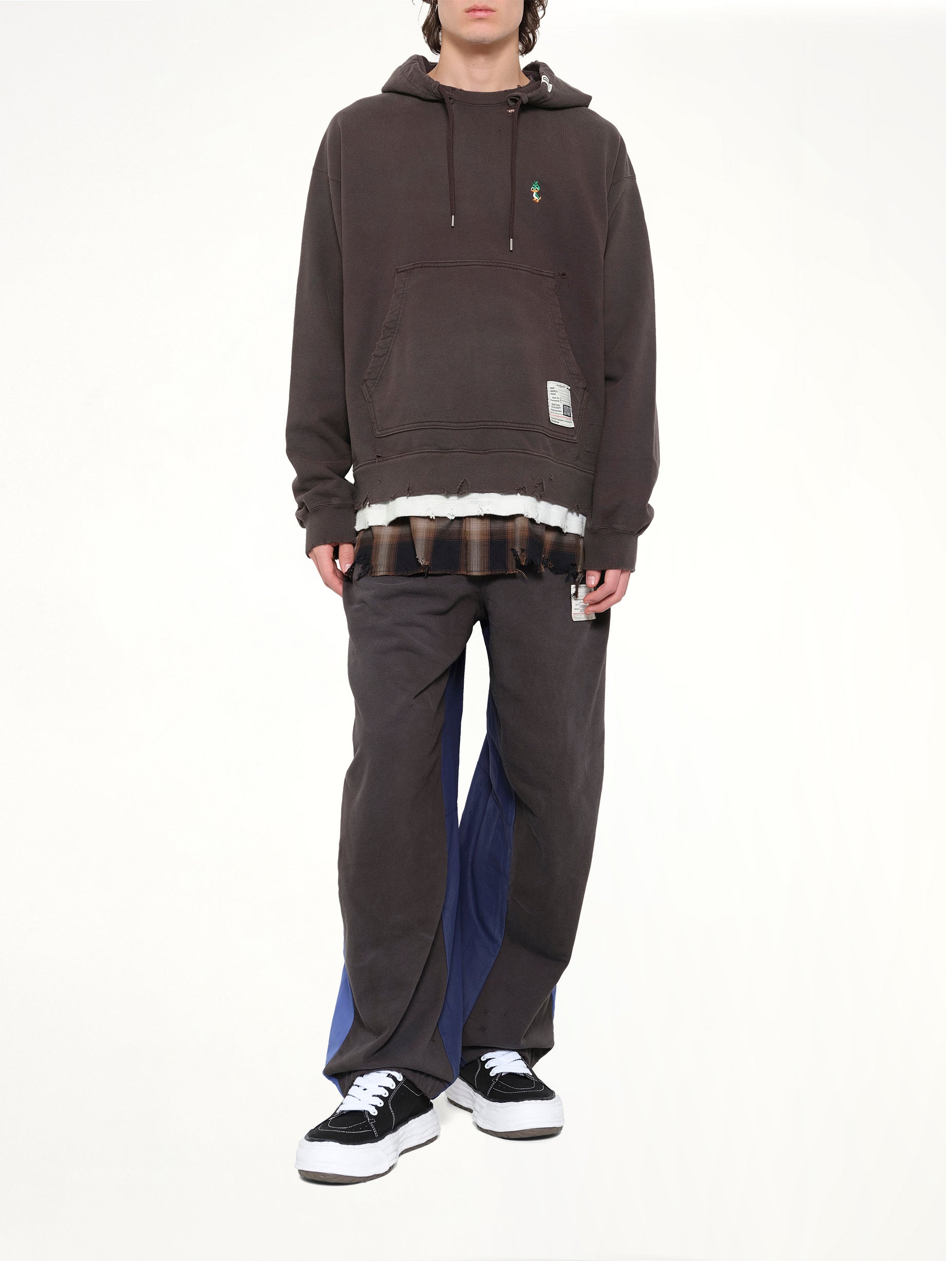 MAISON MIHARA YASUHIRO Triple Layered Hoodie in Black Full Reference from MARAIS