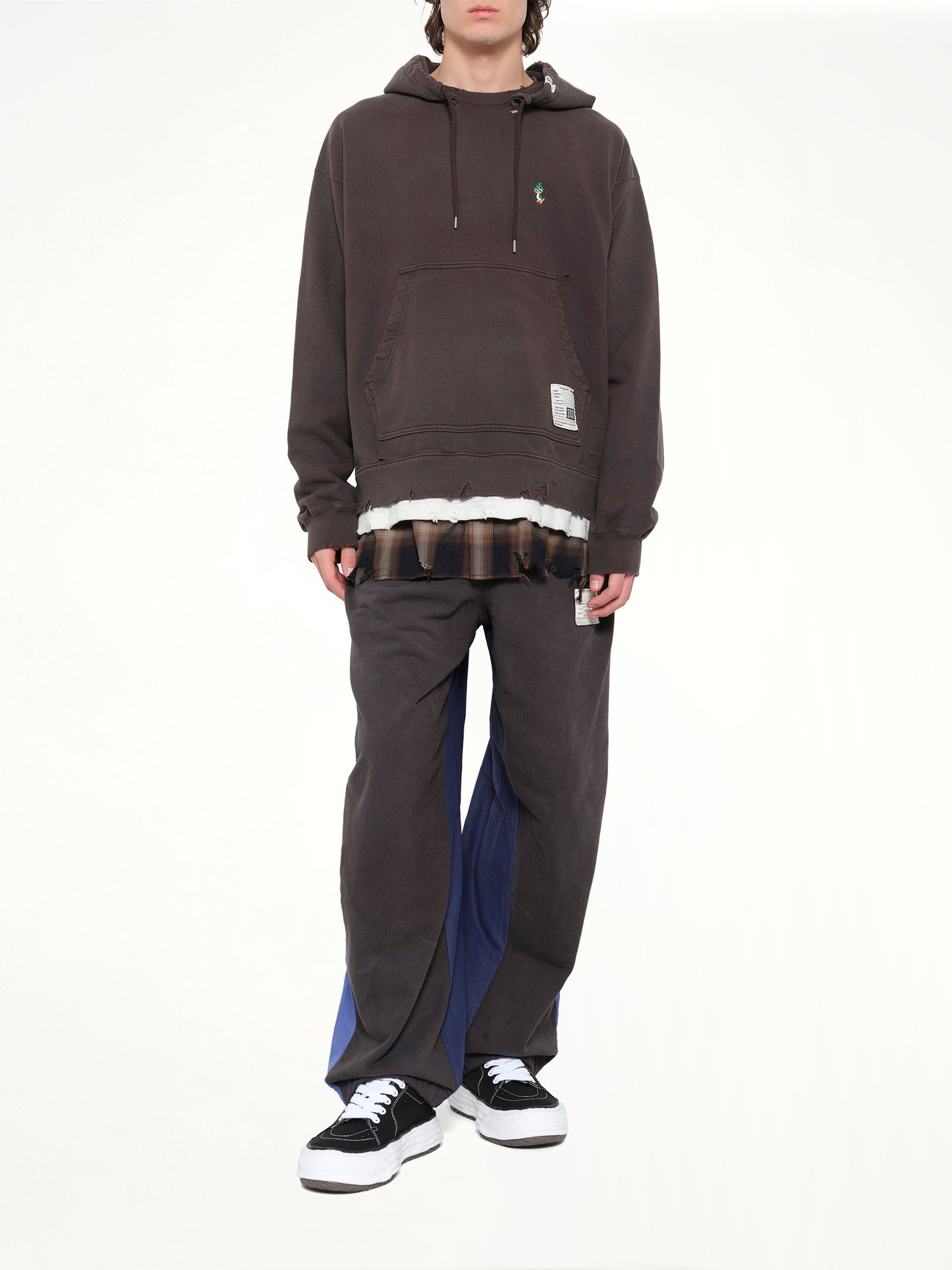 Triple Layered Hoodie in Black