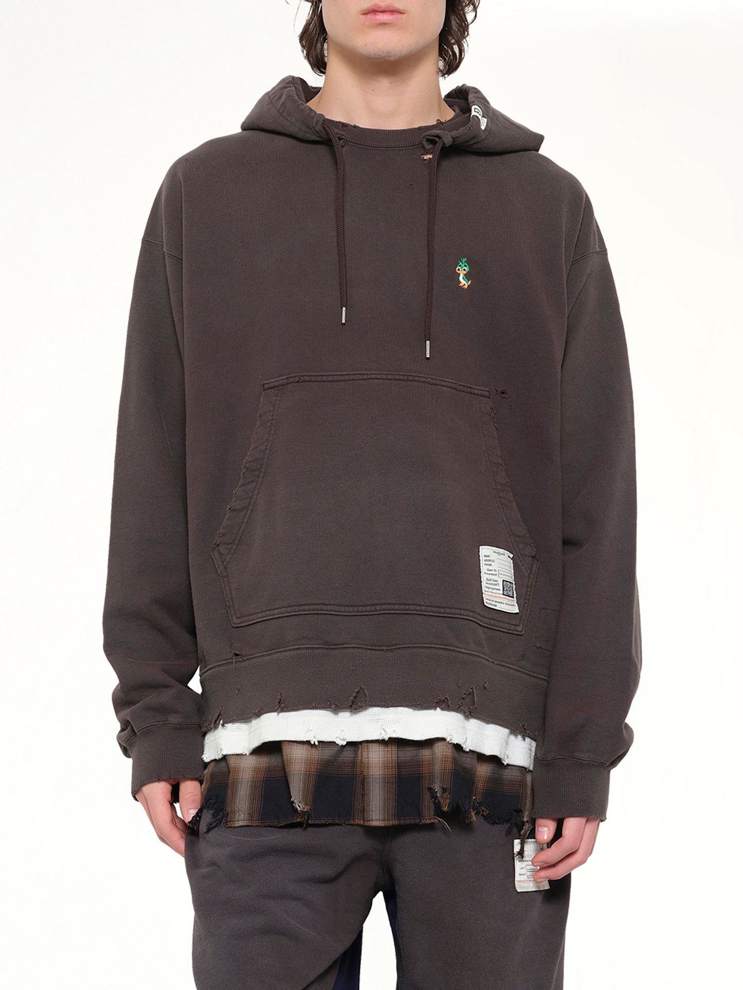 Triple Layered Hoodie in Black