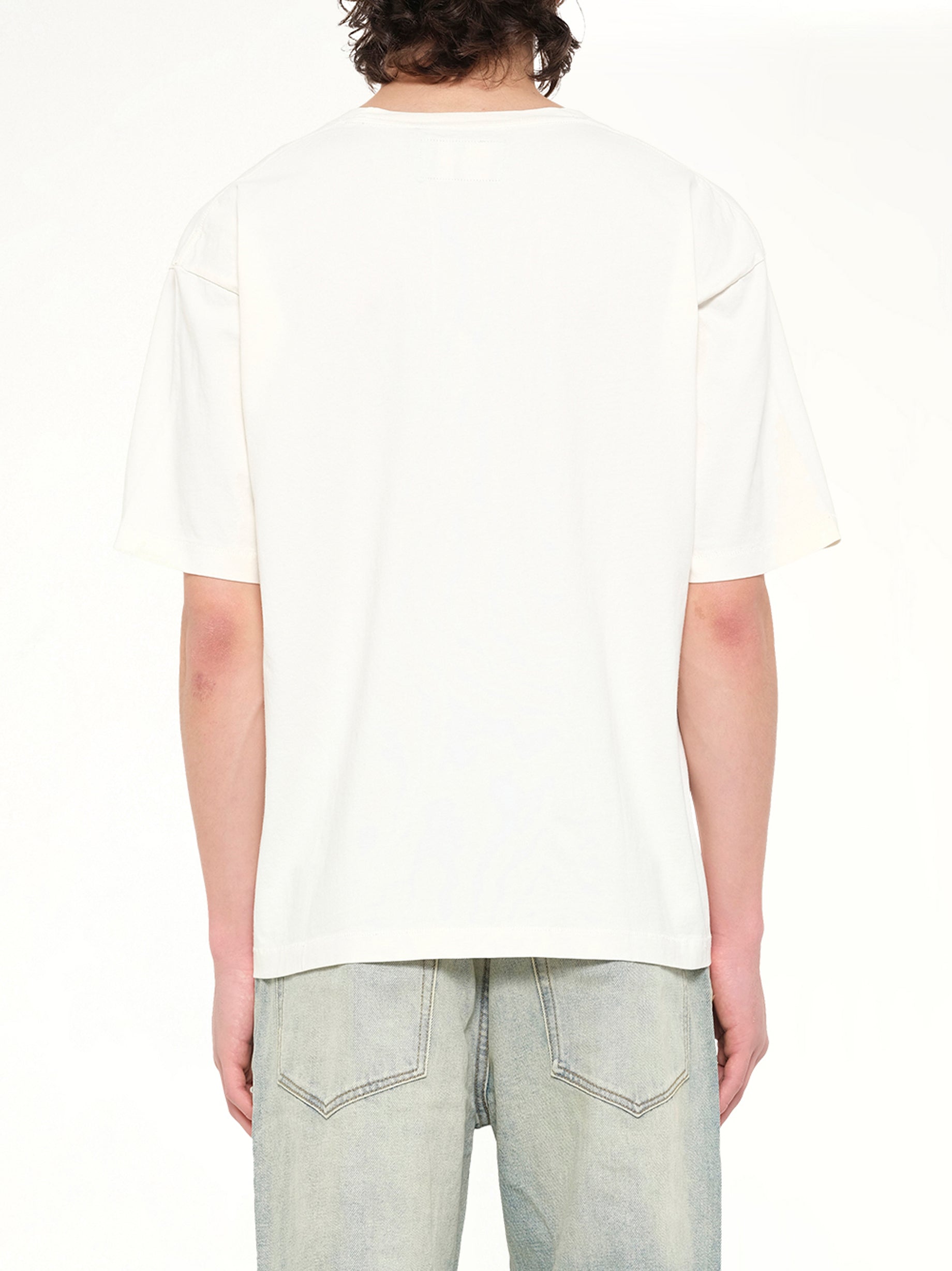 KIDSUPER Spaceship T-Shirt in Natural Back View from MARAIS