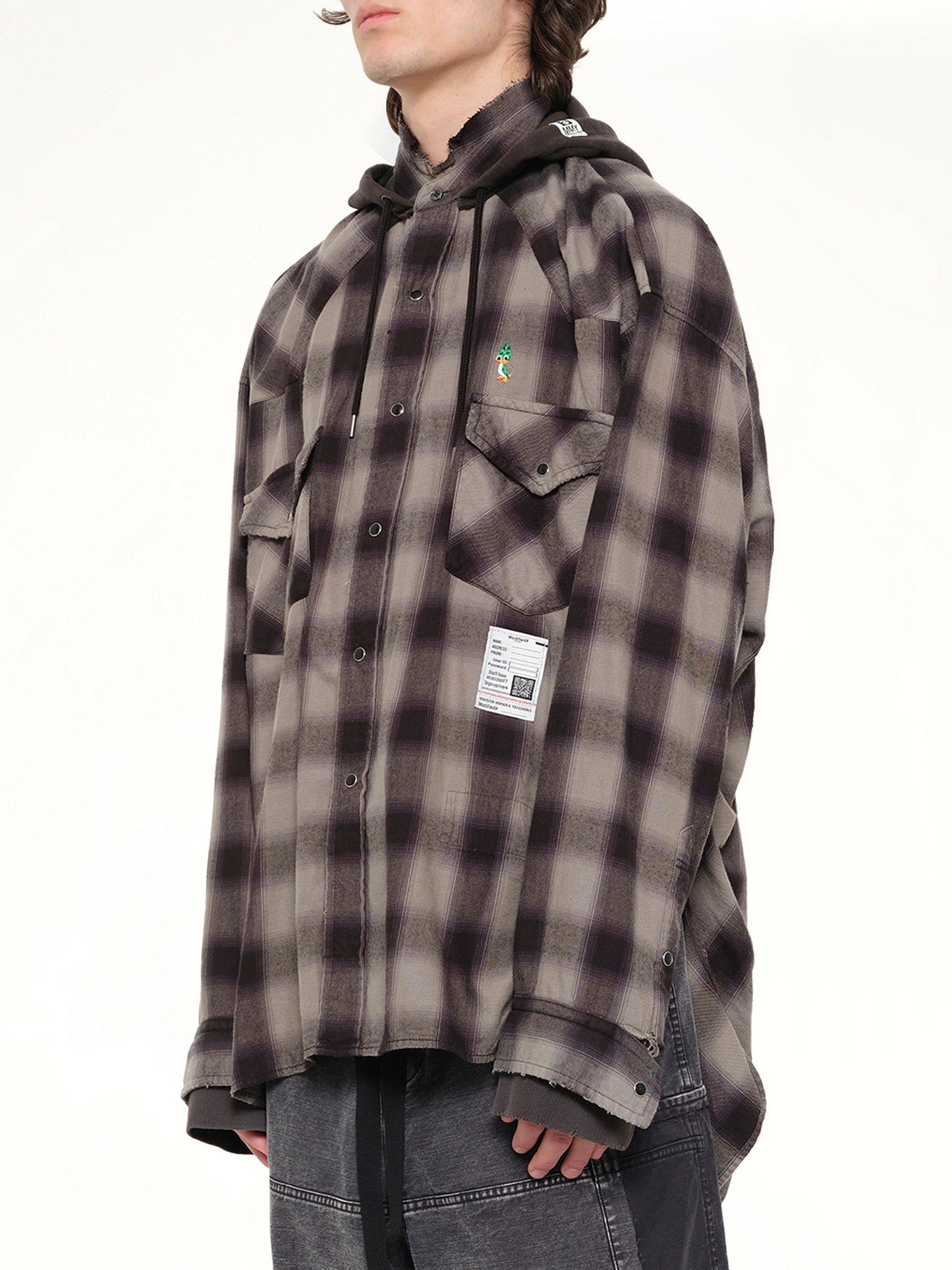 Sweat Hoodie L/S Shirts in Gray