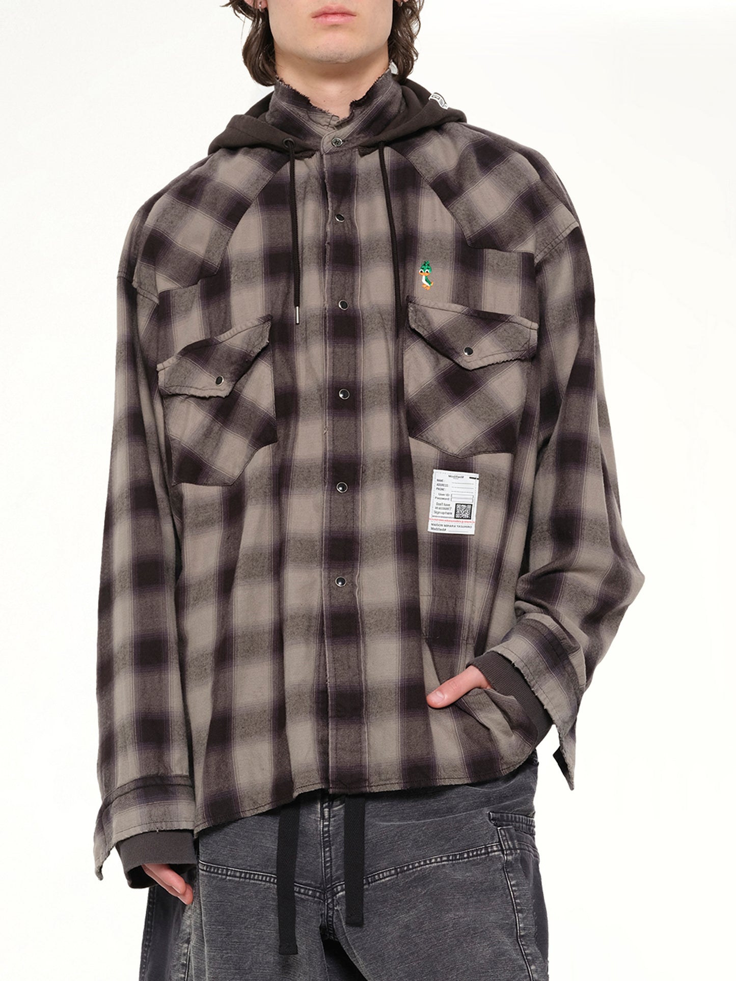 Sweat Hoodie L/S Shirts in Gray