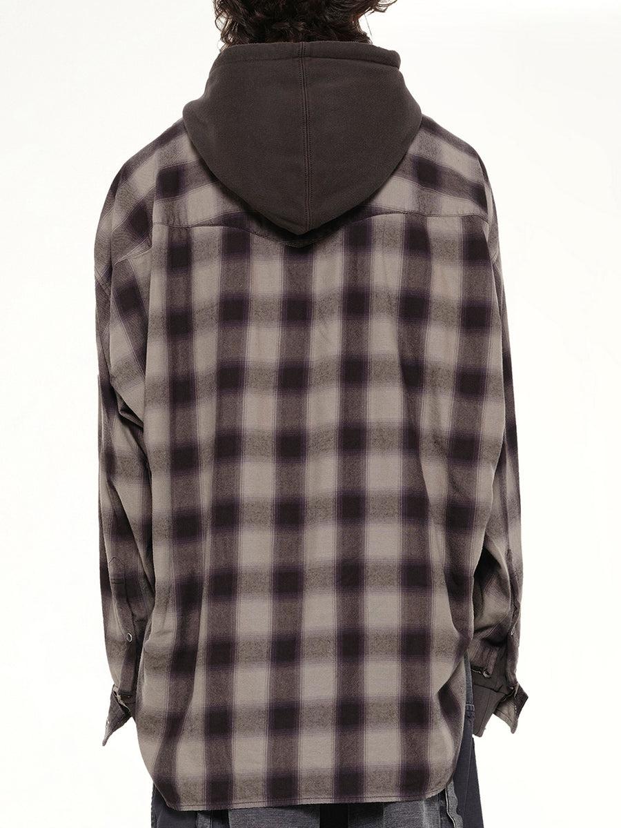 Sweat Hoodie L/S Shirts in Gray