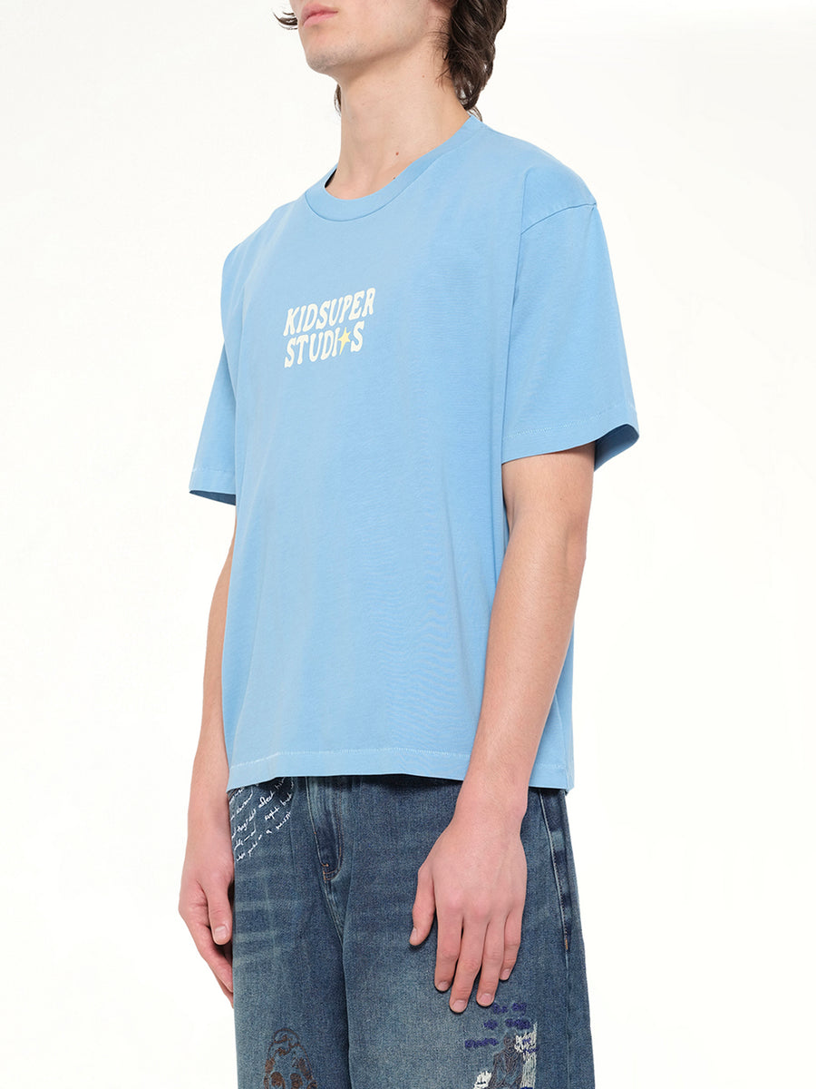 The Boy who Jumped the Moon T-Shirt in Light Blue