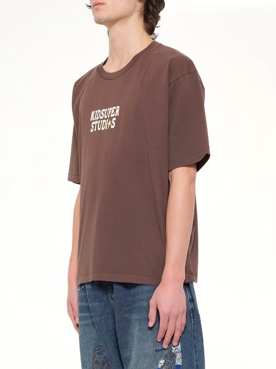 The Boy who Jumped the Moon T-Shirt in  Mocha