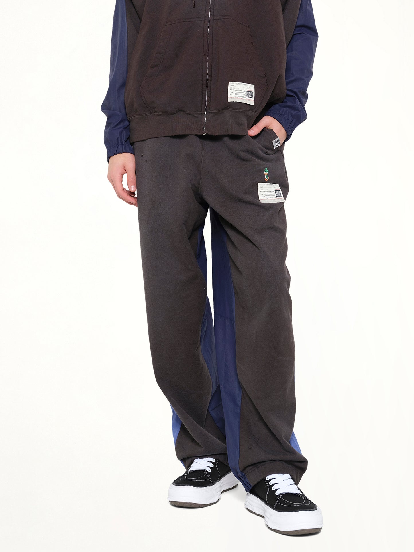 Track Pants Combined Pants in Black
