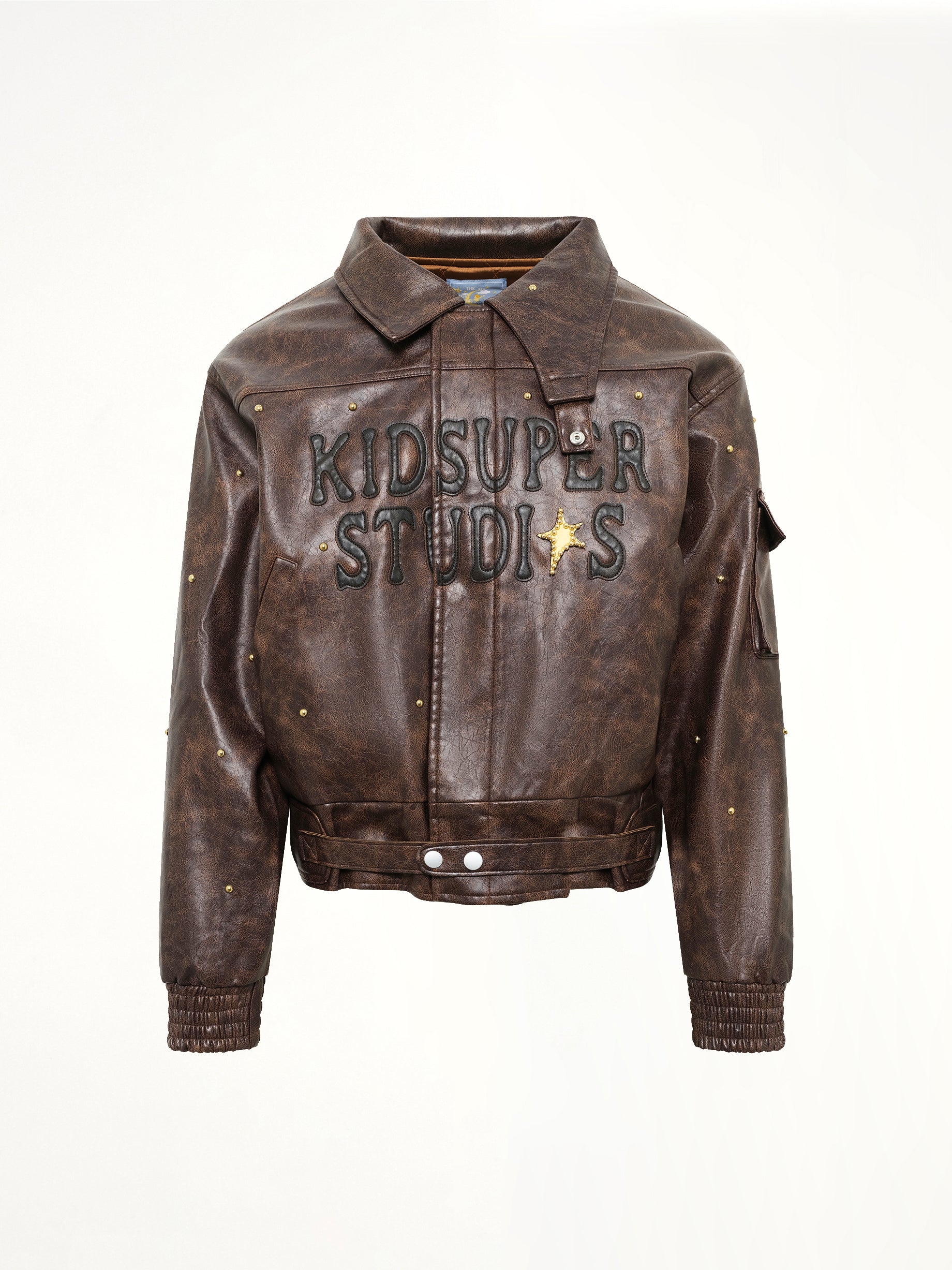 KIDSUPER Boy Who Jumped Over the Moon Jacket in Brown Product Photo from MARAIS