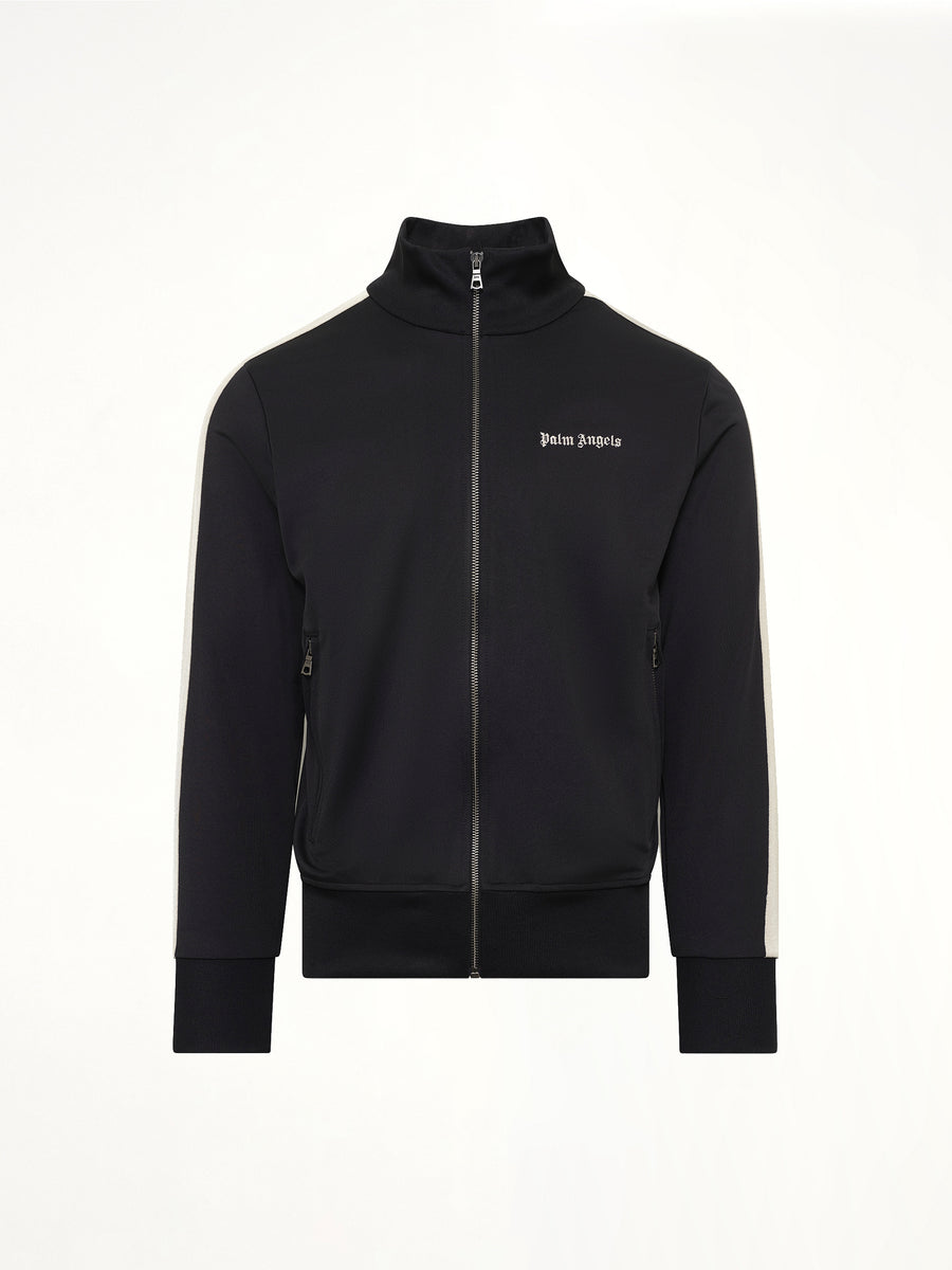 Classic Logo Track Top in Black/Off White
